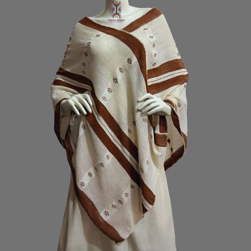 Blusa Quechquémitl Artesanal Amuzga