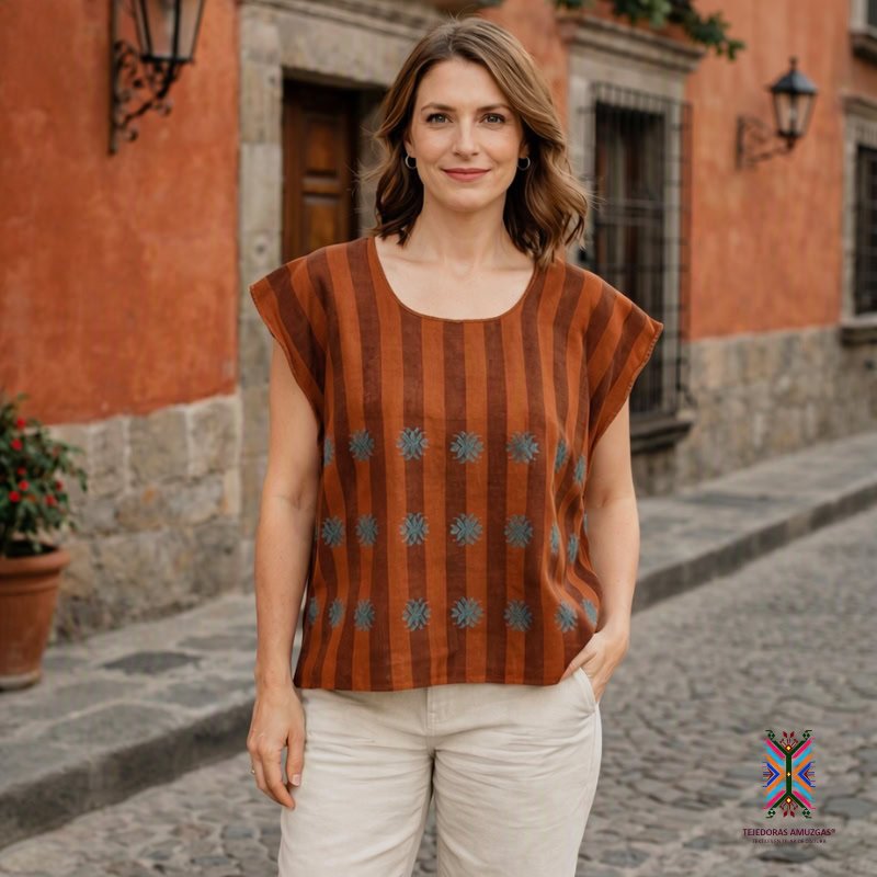 Blusa de Tejedoras Amuzgas